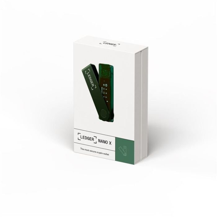 Hardware Wallet Ledger Nano X Emerald Green