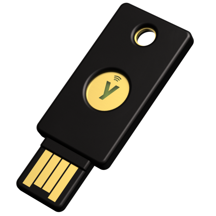 Two-Factor Security Key YubiKey 5 NFC USB Type-A