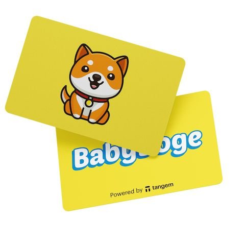 Криптогаманець Tangem Wallet 2.0 x BabyDoge набір з 3 карток