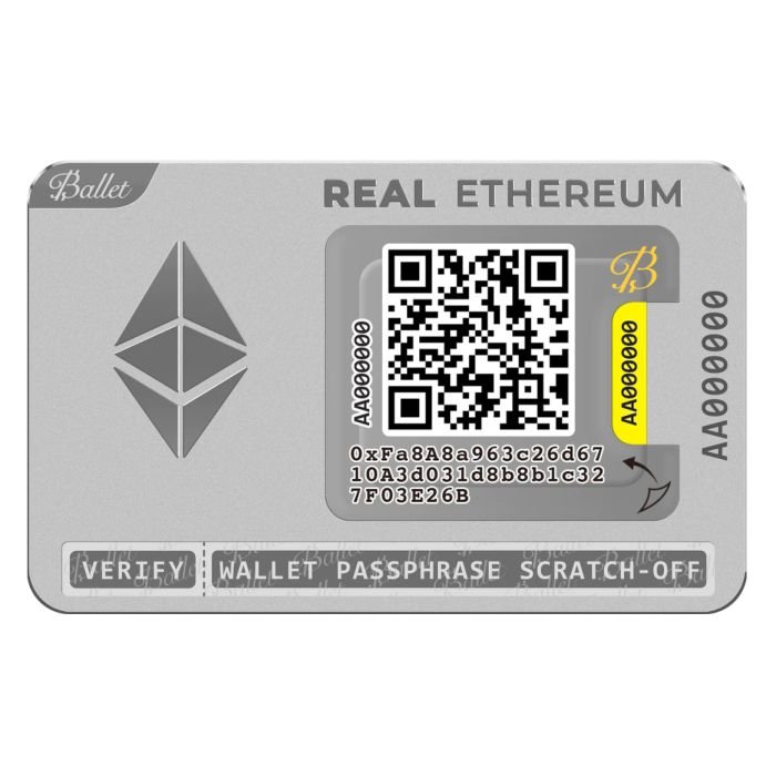 Криптогаманець Ballet REAL Series Ethereum – з підтримкою NFT