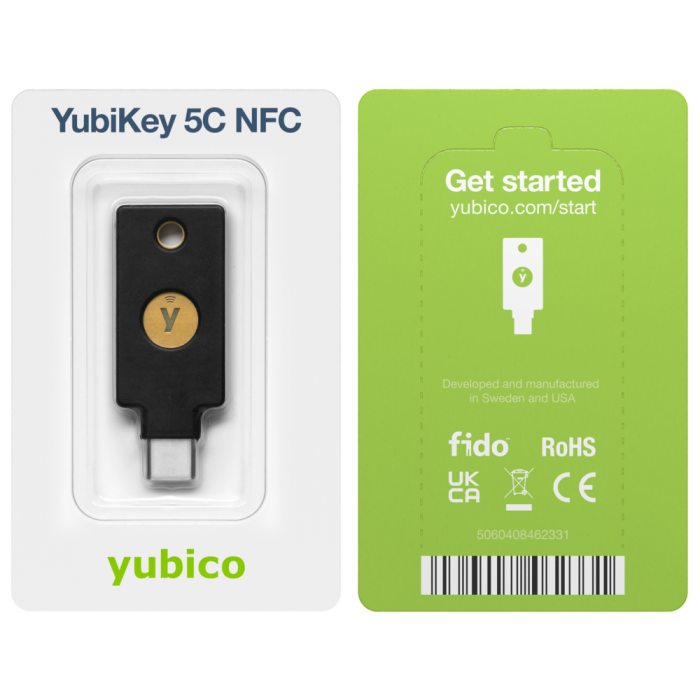 Аппаратный ключ Yubico Yubikey 5C NFC USB Type-C