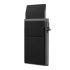 Aluminum Cardholder Wallet for Cards and Cash with RFID Protection Black