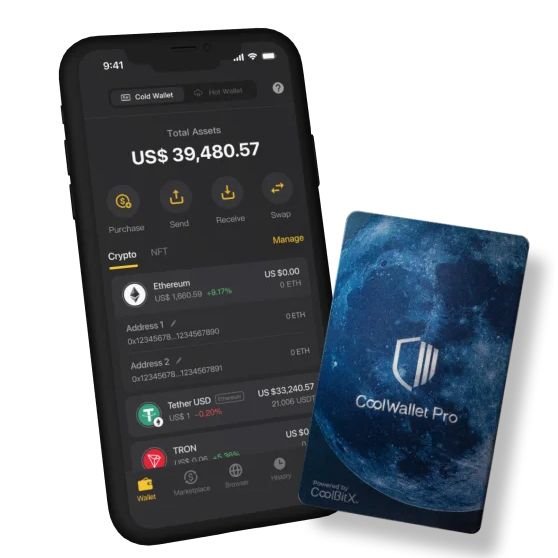 Hardware wallet CoolWallet Pro