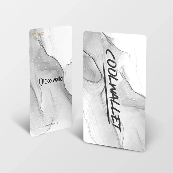 Криптогаманець CoolWallet Go набір на 2 картки Marble Mist