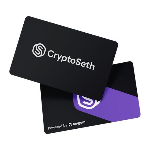 Tangem Wallet Crypto Seth 3 Cards set