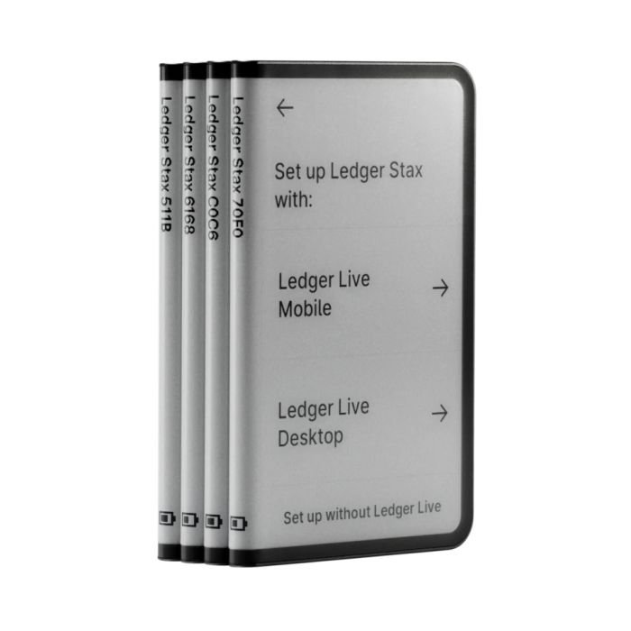 Ledger Stax Crypto Wallet with Magnet Shell Case Black (LDGRSTX)