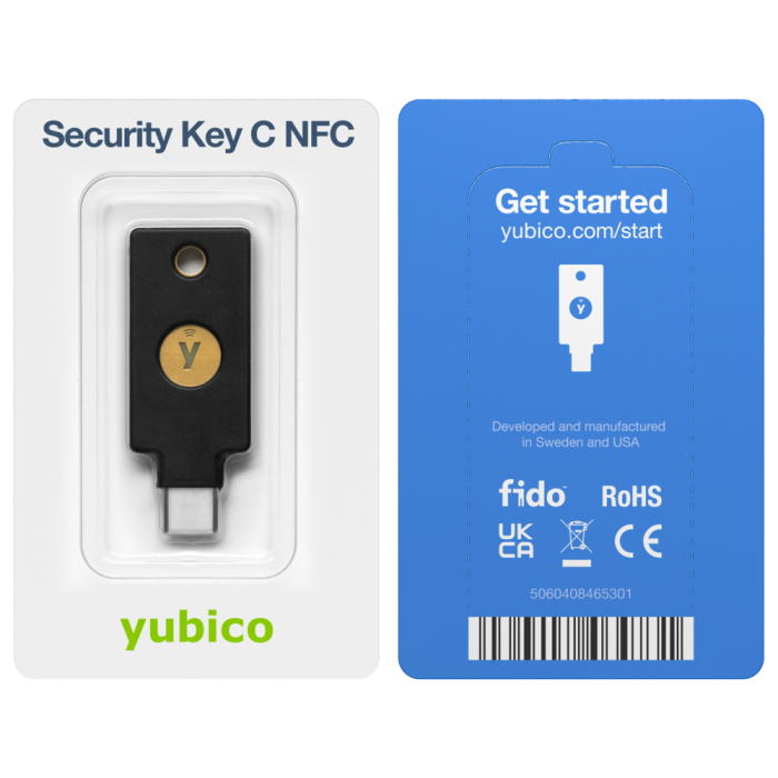 Аппаратный ключ Yubico Yubikey Security Key C NFC USB Type-С (1177087)