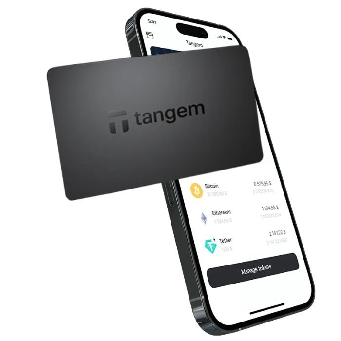 Криптокошелек Tangem Wallet 2.0 на 2 карты Черный