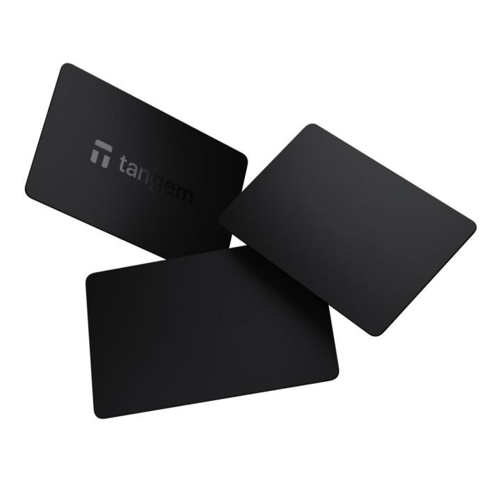 Tangem Wallet Stealth Black 3 Cards set