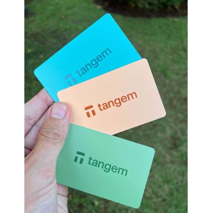 Tangem Wallet 3 Cards set Trendy Pastel