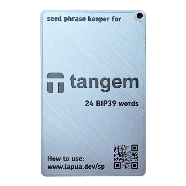 Мнемонічний планшет Lapua Dev Seed phrase keeper for Tangem